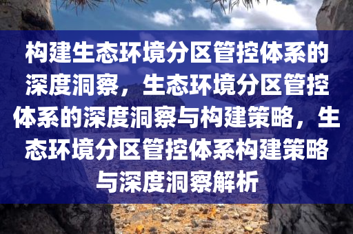 构建生态环境分区管控体系的深度洞察，生态环境分区管控体系的深度洞察与构建策略，生态环境分区管控体系构建策略与深度洞察解析