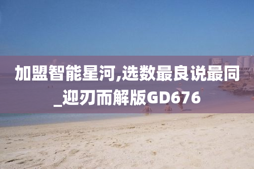 加盟智能星河,选数最良说最同_迎刃而解版GD676