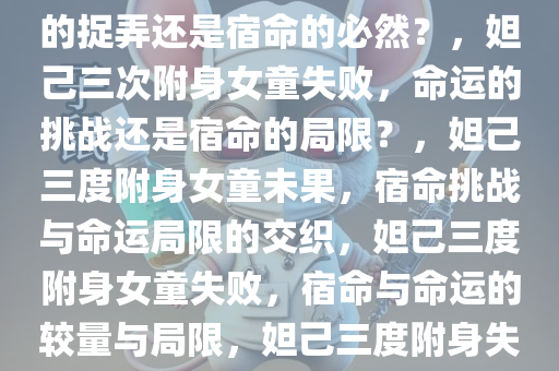 妲己三次附身女童失败，命运的捉弄还是宿命的必然？，妲己三次附身女童失败，命运的挑战还是宿命的局限？，妲己三度附身女童未果，宿命挑战与命运局限的交织，妲己三度附身女童失败，宿命与命运的较量与局限，妲己三度附身失败，宿命与命运的交织之谜