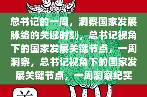 总书记的一周，洞察国家发展脉络的关键时刻，总书记视角下的国家发展关键节点，一周洞察，总书记视角下的国家发展关键节点，一周洞察纪实