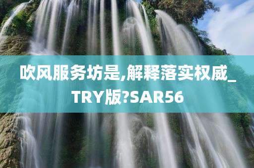 吹风服务坊是,解释落实权威_TRY版?SAR56
