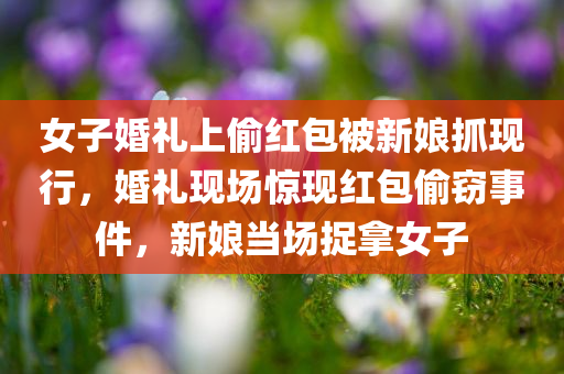 女子婚礼上偷红包被新娘抓现行，婚礼现场惊现红包偷窃事件，新娘当场捉拿女子今晚必出三肖2025_2025新澳门精准免费提供·精确判断