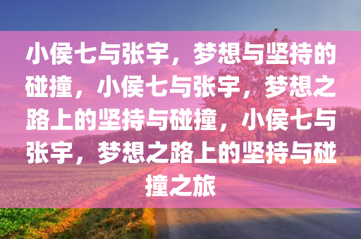 小侯七与张宇，梦想与坚持的碰撞，小侯七与张宇，梦想之路上的坚持与碰撞，小侯七与张宇，梦想之路上的坚持与碰撞之旅今晚必出三肖2025_2025新澳门精准免费提供·精确判断