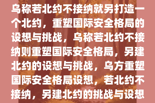 乌称若北约不接纳就另打造一个北约