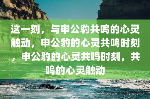 这一刻，与申公豹共鸣的心灵触动，申公豹的心灵共鸣时刻，申公豹的心灵共鸣时刻，共鸣的心灵触动今晚必出三肖2025_2025新澳门精准免费提供·精确判断