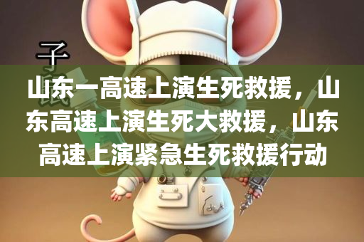 山东一高速上演生死救援，山东高速上演生死大救援，山东高速上演紧急生死救援行动今晚必出三肖2025_2025新澳门精准免费提供·精确判断