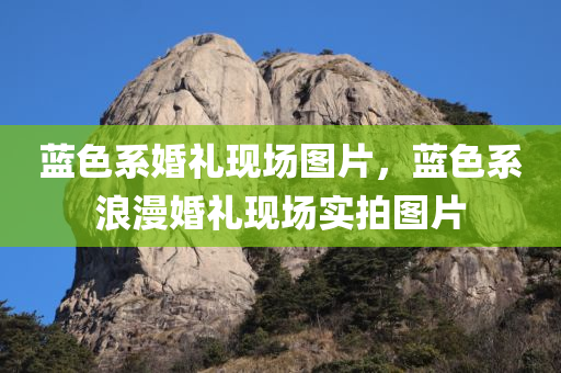 蓝色系婚礼现场图片，蓝色系浪漫婚礼现场实拍图片