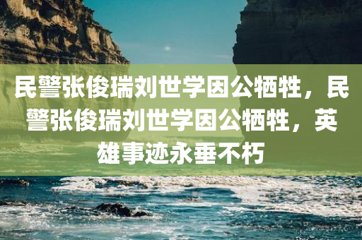 民警张俊瑞刘世学因公牺牲，民警张俊瑞刘世学因公牺牲，英雄事迹永垂不朽，英雄民警张俊瑞与刘世学因公牺牲，事迹永载史册