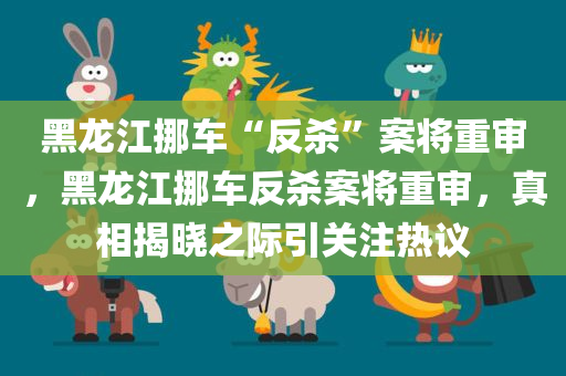 黑龙江挪车“反杀”案将重审，黑龙江挪车反杀案将重审，真相揭晓之际引关注热议