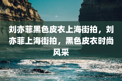 刘亦菲黑色皮衣上海街拍，刘亦菲上海街拍，黑色皮衣时尚风采