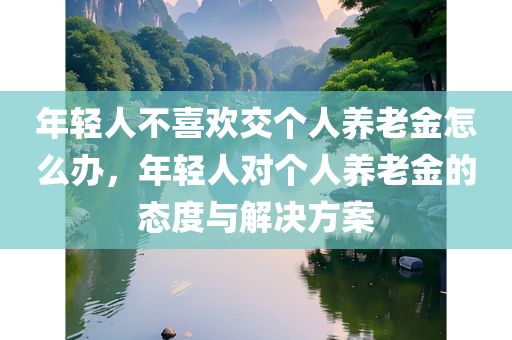 年轻人不喜欢交个人养老金怎么办，年轻人对个人养老金的态度与解决方案