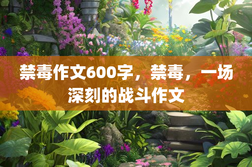 禁毒作文600字，禁毒，一场深刻的战斗作文