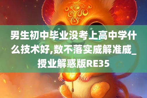 男生初中毕业没考上高中学什么技术好,数不落实威解准威_授业解惑版RE35