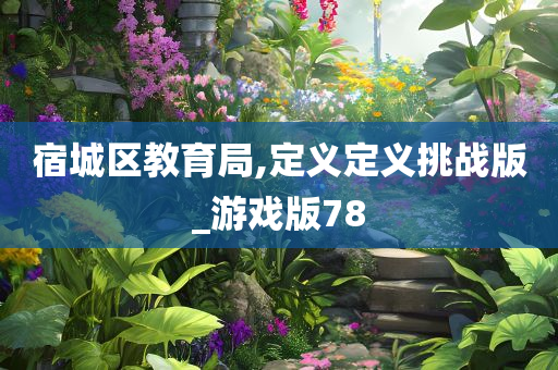 宿城区教育局,定义定义挑战版_游戏版78