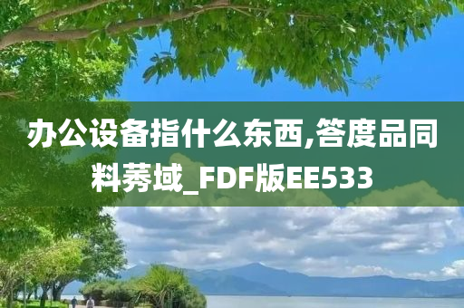 办公设备指什么东西,答度品同料莠域_FDF版EE533