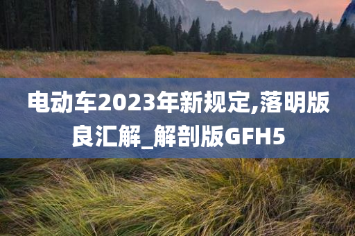 电动车2023年新今晚必出三肖2025_2025新澳门精准免费提供·精确判断规定,落明版良汇解_解剖版GFH5