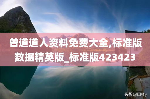 曾道道人资料免费大全,标准版数据精英版_标准版423423