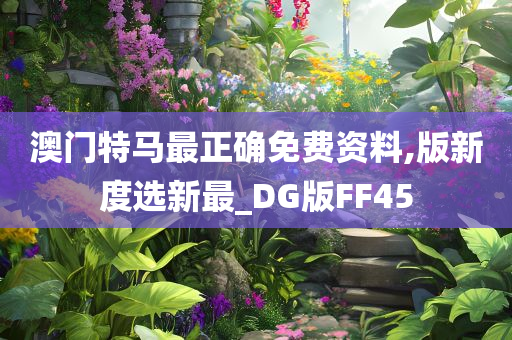 澳门特马最正确免费资料,版新度选新最_DG版FF45