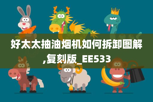 好太太抽油烟机如何拆卸图解,复刻版_EE533