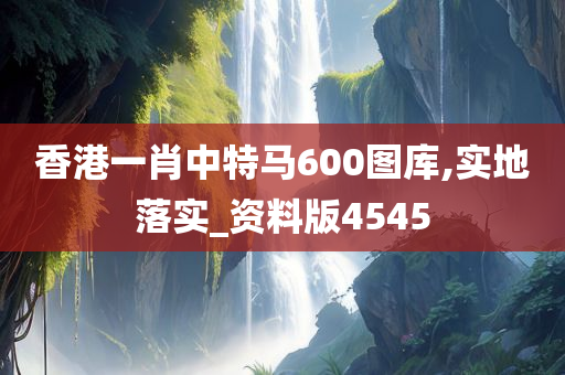 香港一肖中特马600图库,实地落实_资料版4545