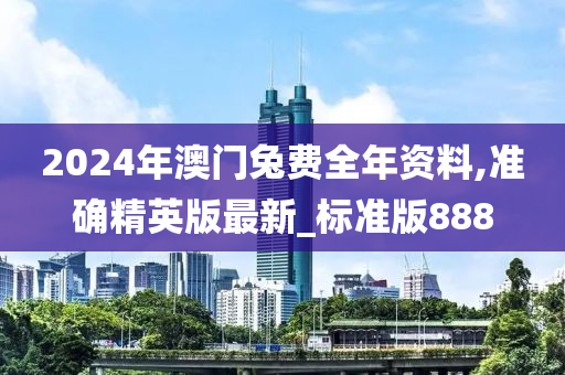 2024年澳门兔费全年资料,准确精英版最新_标准版888