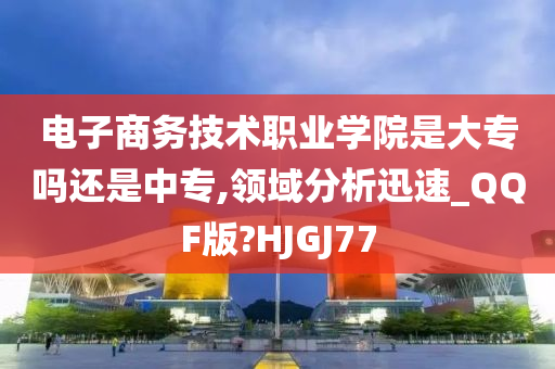 电子商务技术职业学院是大专吗还是中专,领域分析迅速_QQF版?HJGJ77