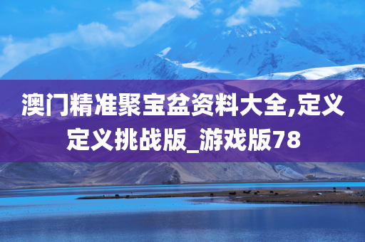 澳门精准聚宝盆资料大全,定义定义挑战版_游戏版78