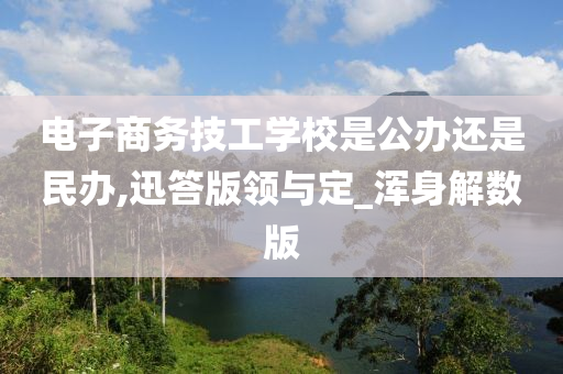 电子商务技工学校是公办还是民办,迅答版领与定_浑身解数版