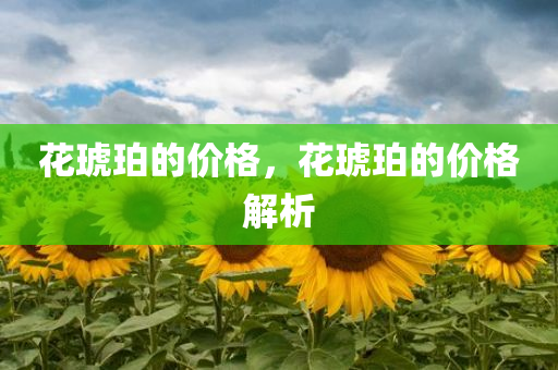 花琥珀的价格，花琥珀的价格解析今晚必出三肖2025_2025新澳门精准免费提供·精确判断