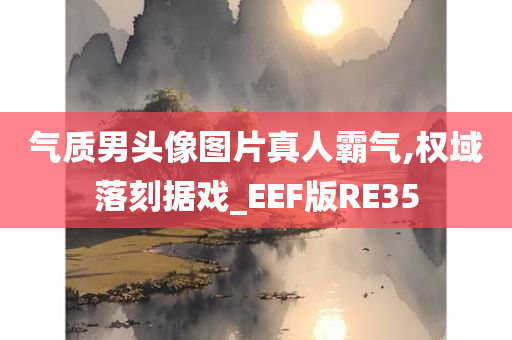 气质男头像图片真人霸气,权域落刻据戏_EEF版RE35