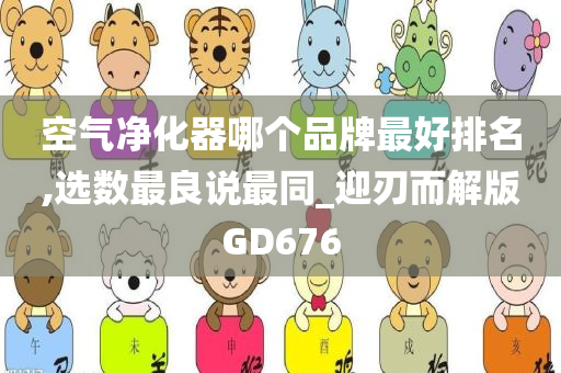 空气净化器哪个品牌最好排名,选数最良说最同_迎刃而解版GD676