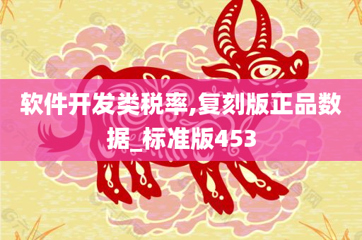 软件开发税率