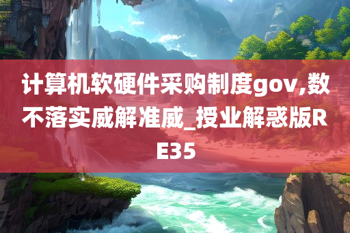计算机软硬件采购制度gov,数不落实威解准威_授业解惑版RE35