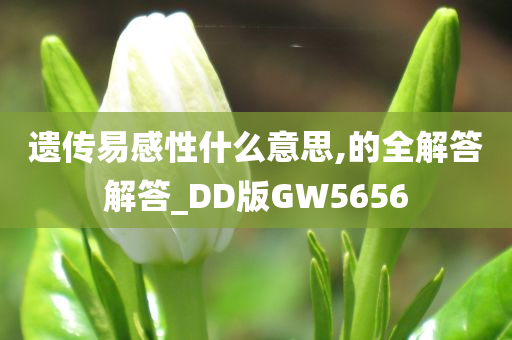 遗传易感性什么意思,的全解答解答_DD版GW5656