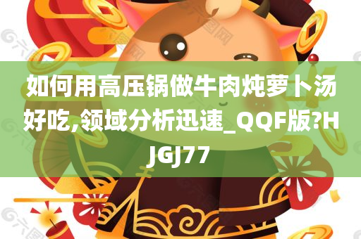 如何用高压锅做牛肉炖萝卜汤好吃,领域分析迅速_QQF版?HJGJ77