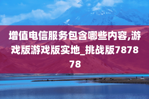 增值电信服务包含哪些内容,游戏版游戏版实地_挑战版787878