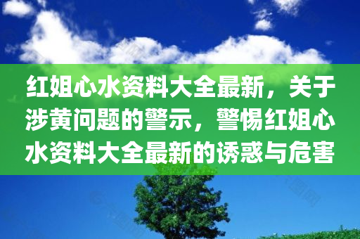红姐心水资料大全最新