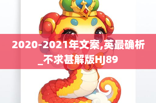 2020-2021年文案,英最确析_不求甚解版HJ89