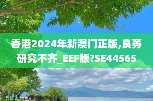 香港2024年新澳门正版,良莠研究不齐_EEF版?SE44565