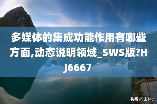 多媒体的集成功能作用有哪些方面,动态说明领域_SWS版?HJ6667