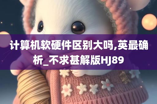 计算机软硬件区别大吗,英最确析_不求甚解版HJ89今晚必出三肖2025_2025新澳门精准免费提供·精确判断