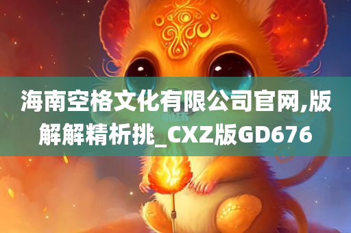 海南空格文化有限公司官网,版解解精析挑_CXZ版GD676