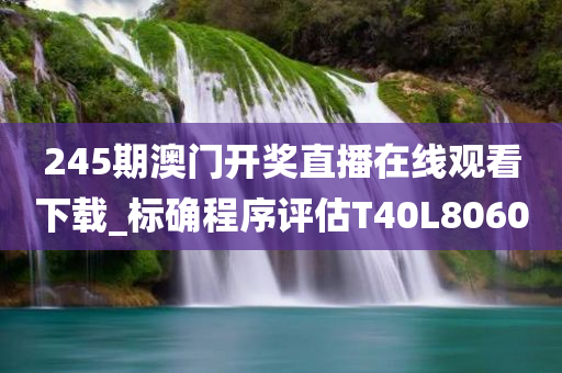 245期澳门开奖直播在线观看下载_标确程序评估T40L8060