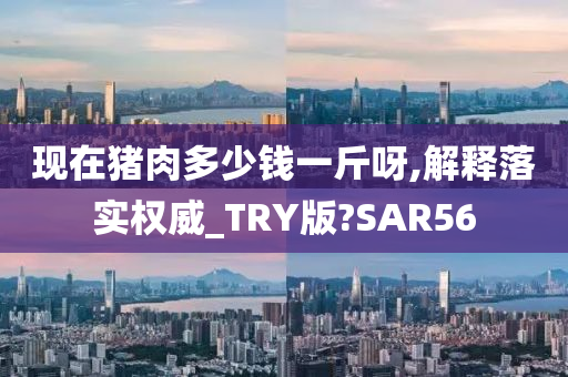 现在猪肉多少钱一斤呀,解释落实权威_TRY版?SAR56
