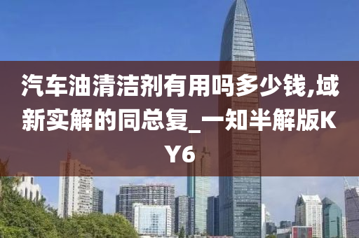 汽车油清洁剂有用吗多少钱,域新实解的同总复_一知半解版KY6