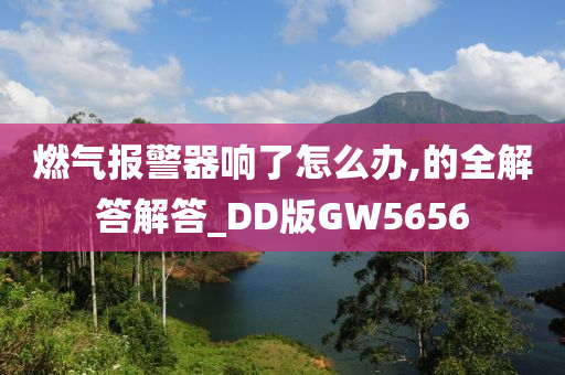 燃气报警器响了怎么办,的全解答解答_DD版GW5656