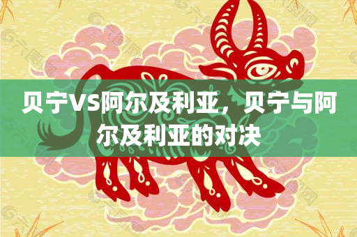 贝宁VS阿尔及利亚，贝宁与阿尔及利亚的对决