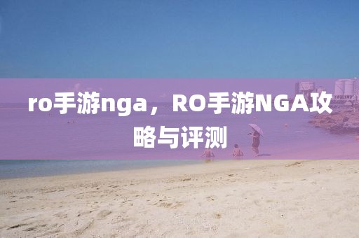 ro手游nga，RO手游NGA攻略与评测