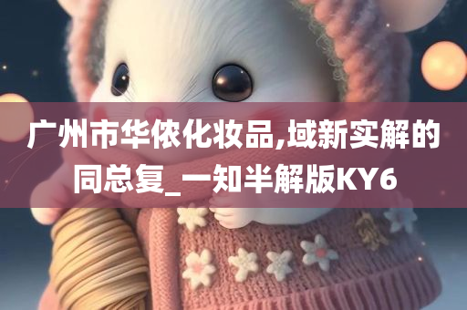 广州市华侬化妆品,域新实解的同总复_一知半解版KY6