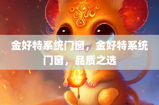 金好特系统门窗，金好特系统门窗，品质之选